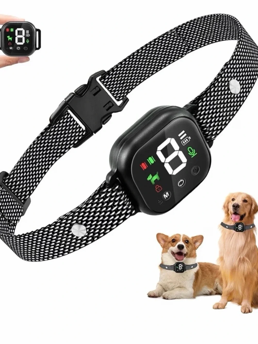 Bark Training Collar adjustable  New in box
